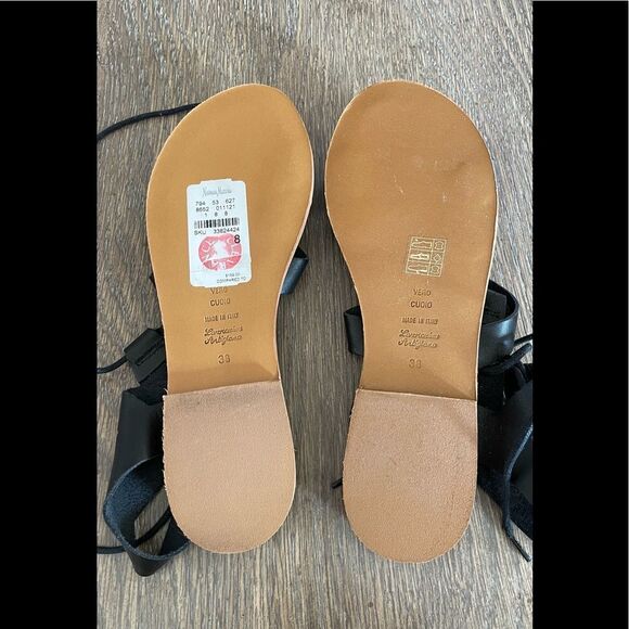 🆕 Neiman Marcus Women Skye Gladiator Sandals Sz 8 - Picture 3 of 5